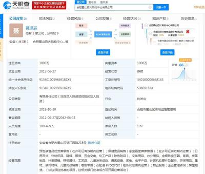 合肥百貨:全資子公司蜀山百大關閉停業